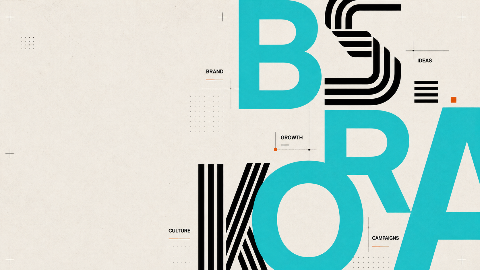 Abstract premium brand market growth visual